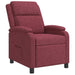 Relaxfauteuil Wijnrood Stof