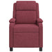 Relaxfauteuil Wijnrood Stof