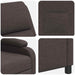 Relaxfauteuil Donkerbruin Stof