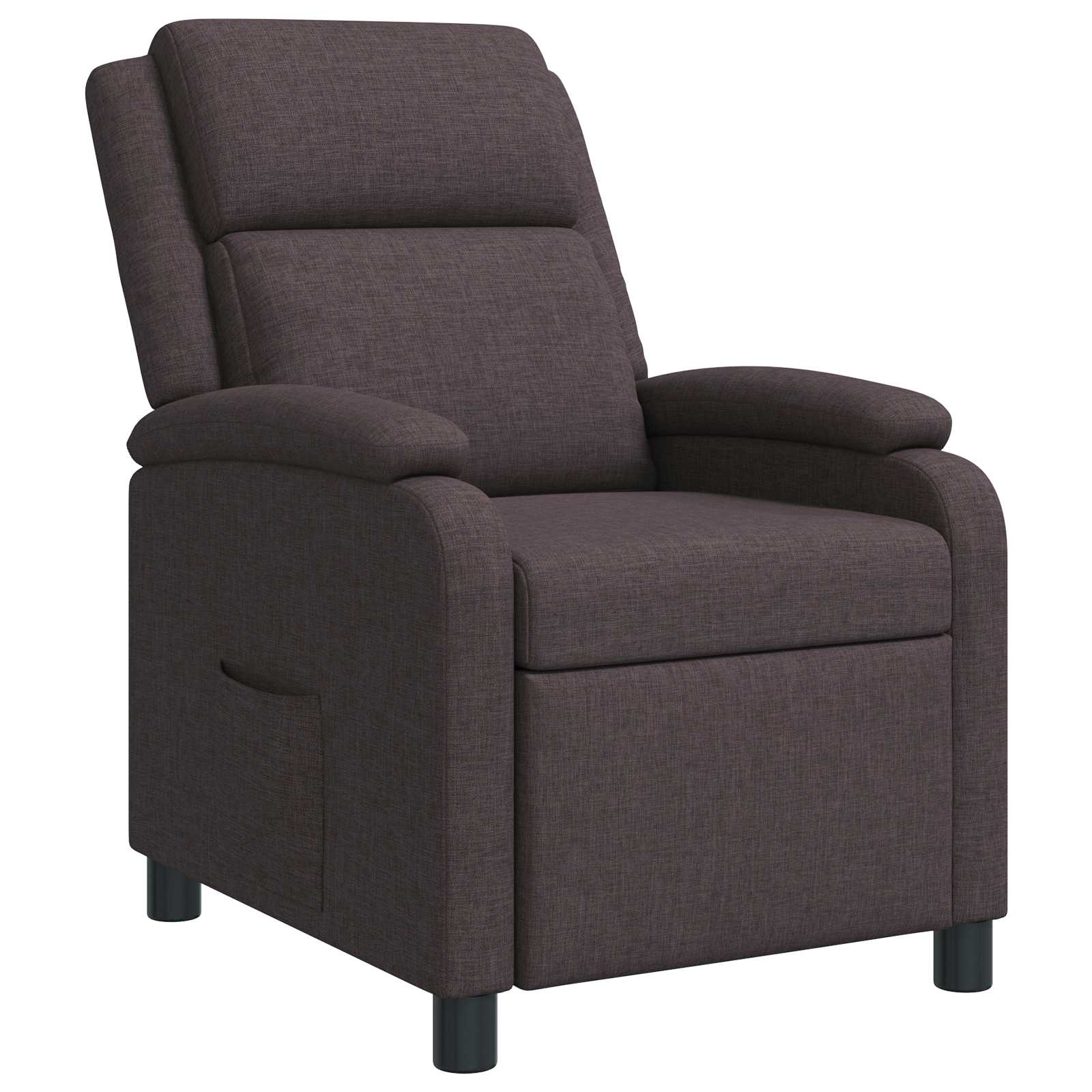 Relaxfauteuil Donkerbruin Stof