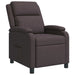Relaxfauteuil Donkerbruin Stof