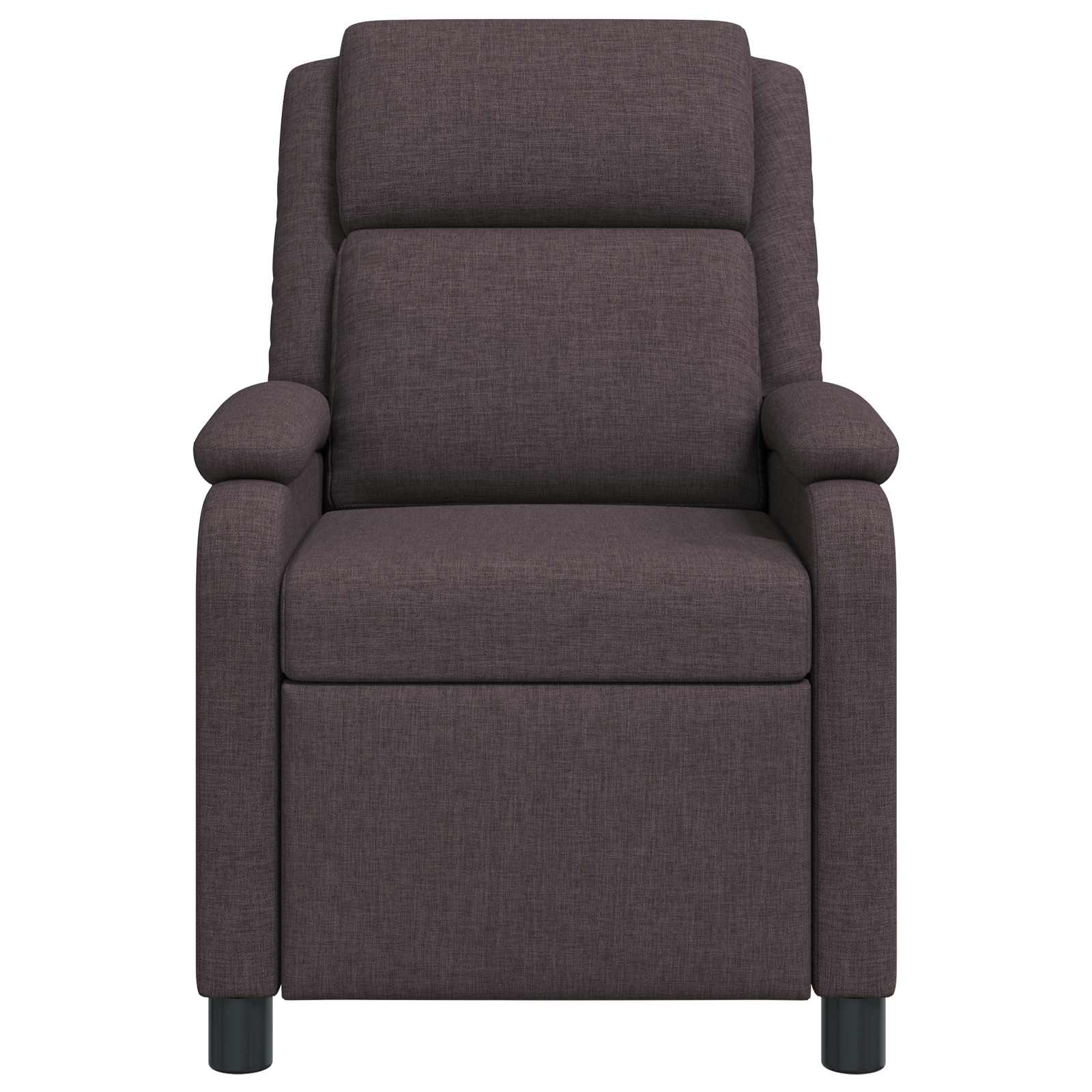 Relaxfauteuil Donkerbruin Stof
