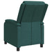 Relaxfauteuil Donkergroen Stof