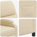 Relaxfauteuil Crèmekleurig Stof