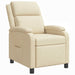 Relaxfauteuil Crèmekleurig Stof