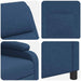 Relaxfauteuil Blauw Stof