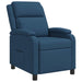 Relaxfauteuil Blauw Stof
