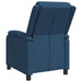 Relaxfauteuil Blauw Stof