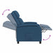 Relaxfauteuil Blauw Stof