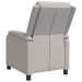 Relaxfauteuil Wolkengrijs Stof Wolkengrijze stof
