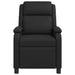 Massage Recliner Zwart Kunstleer