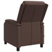 Massage Recliner Bruin Kunstleer
