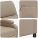 Massage Recliner Cappuccino Kunstleer