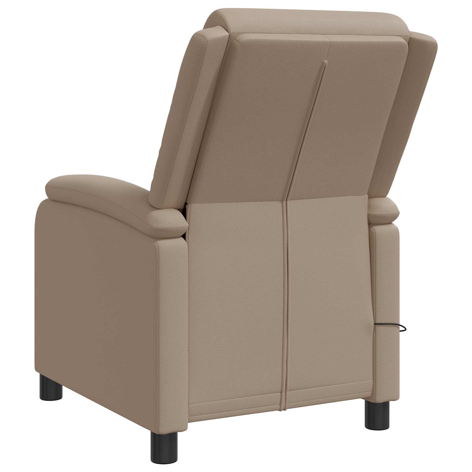 Massage Recliner Cappuccino Kunstleer