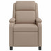 Massage Recliner Cappuccino Kunstleer