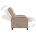 Massage Recliner Cappuccino Kunstleer