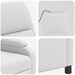Massage Recliner Wit Kunstleer