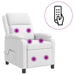Massage Recliner Wit Kunstleer