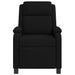 Massage Recliner Zwart Stof