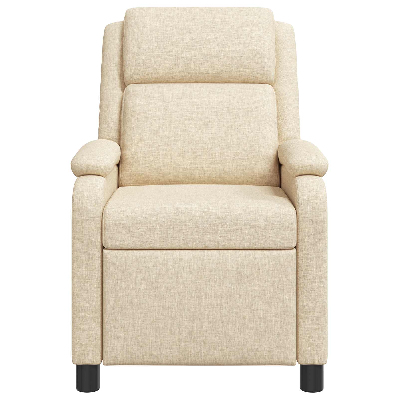 Massage Recliner Crèmekleurig Stof