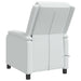 Massage Recliner Wit Stof