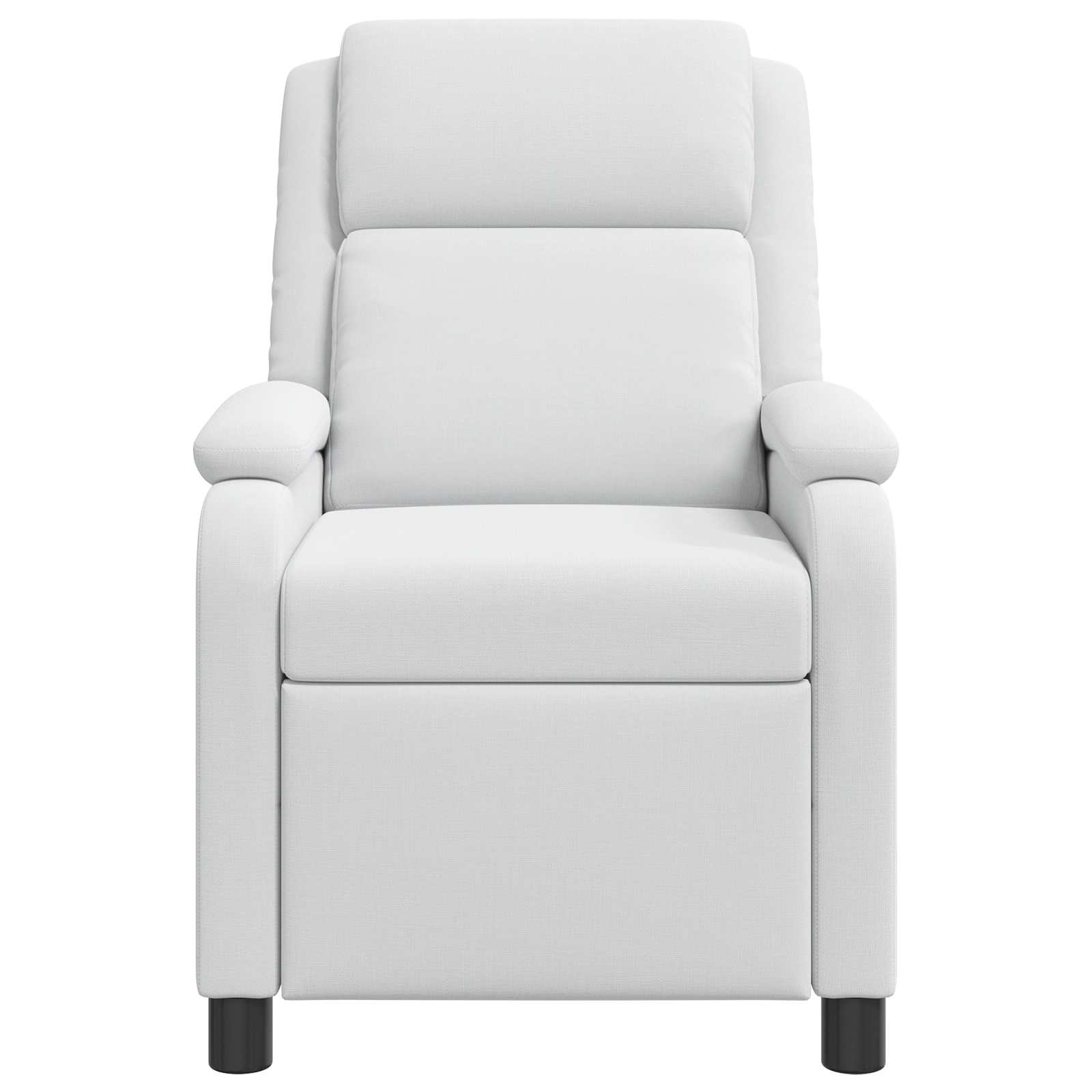 Massage Recliner Wit Stof
