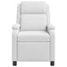 Massage Recliner Wit Stof