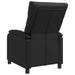 Relaxfauteuil Zwart Kunstleer