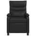 Relaxfauteuil Zwart Kunstleer