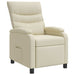 Relaxfauteuil Crèmekleurig Kunstleer