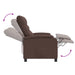 Relaxfauteuil Bruin Kunstleer