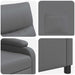 Relaxfauteuil Grijs Kunstleer