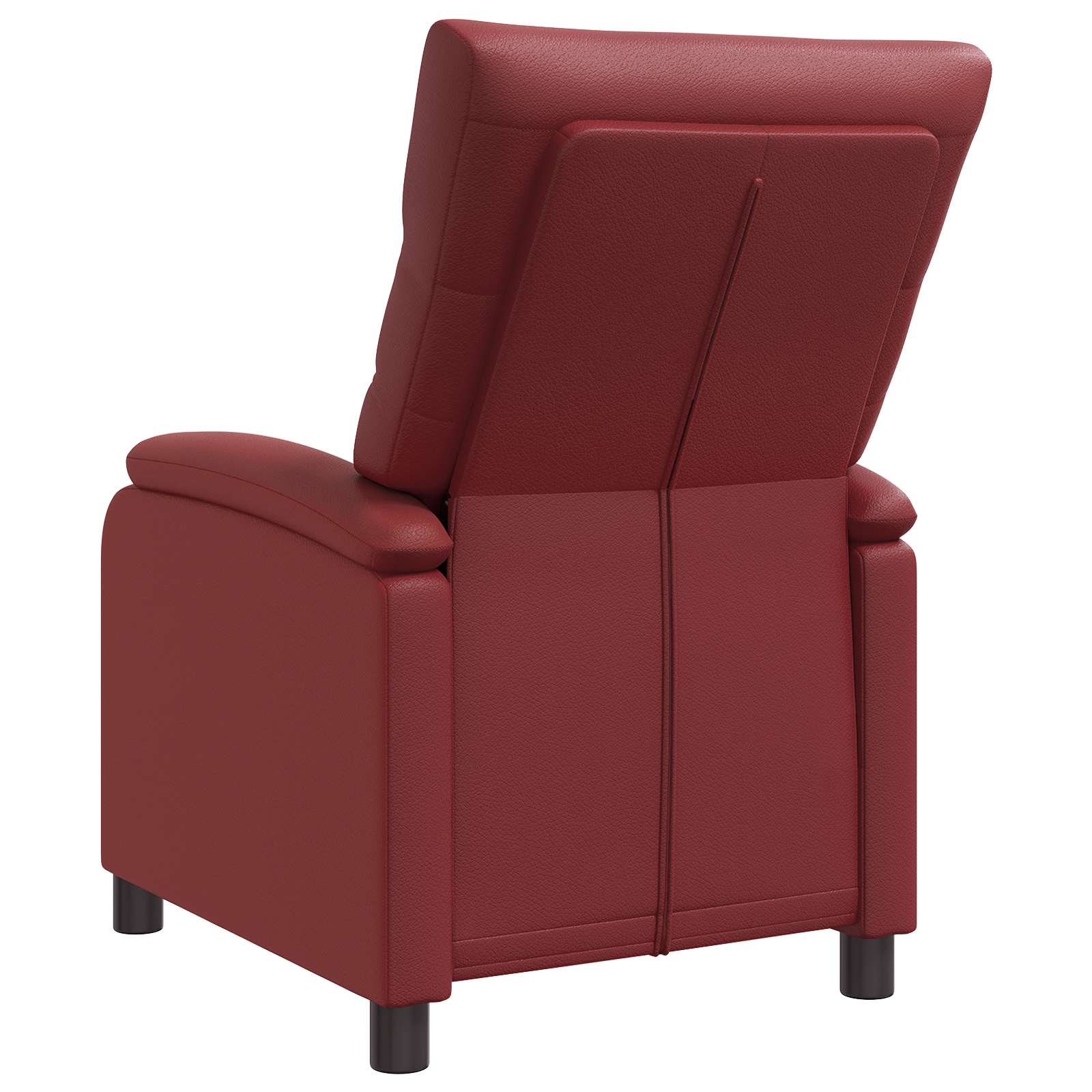 Relaxfauteuil Wijnrood Kunstleer