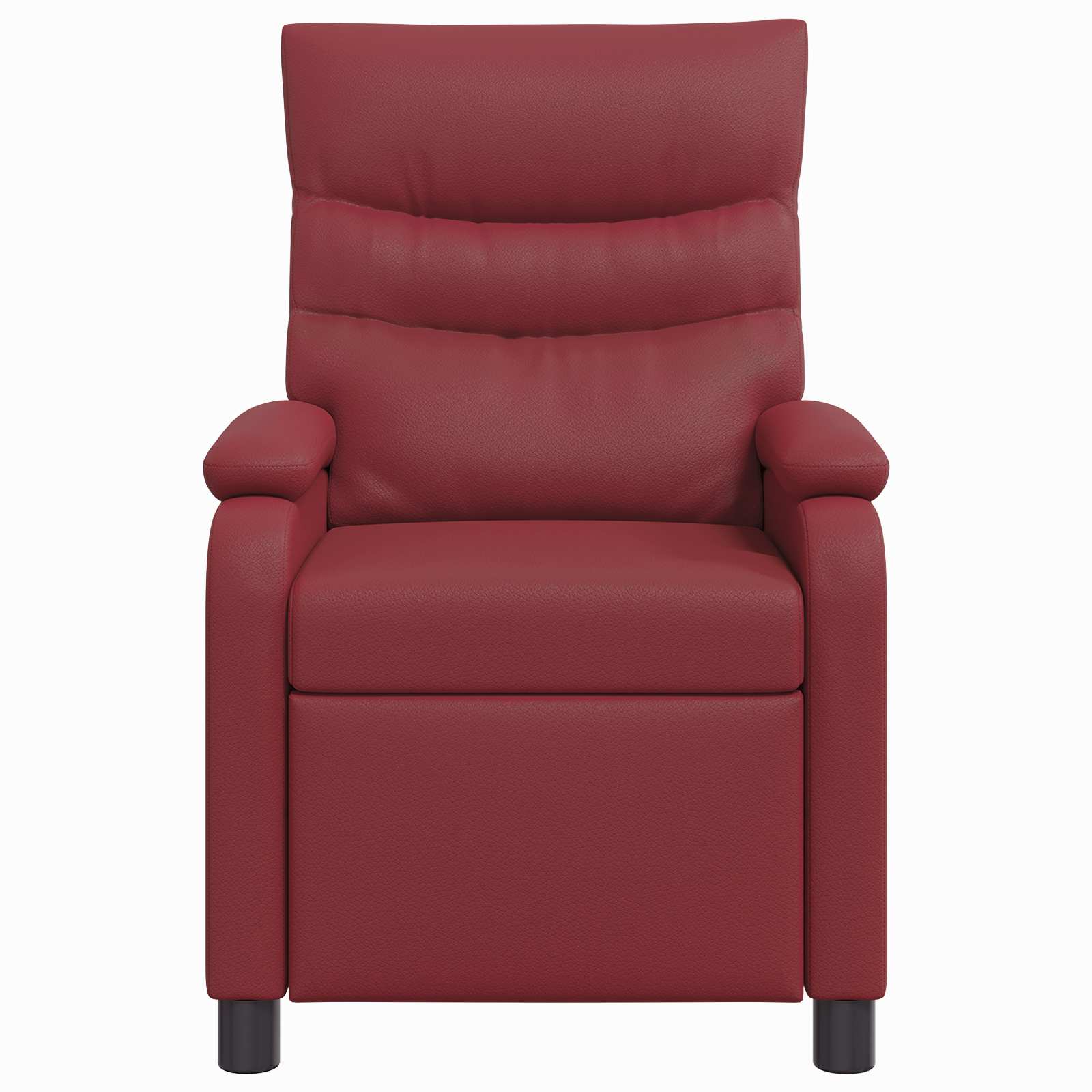 Relaxfauteuil Wijnrood Kunstleer
