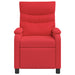 Relaxfauteuil Rood Kunstleer
