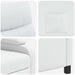 Relaxfauteuil Wit Kunstleer