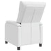 Relaxfauteuil Wit Kunstleer