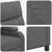 Relaxfauteuil Donkergrijs Stof