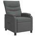 Relaxfauteuil Donkergrijs Stof