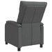 Relaxfauteuil Donkergrijs Stof