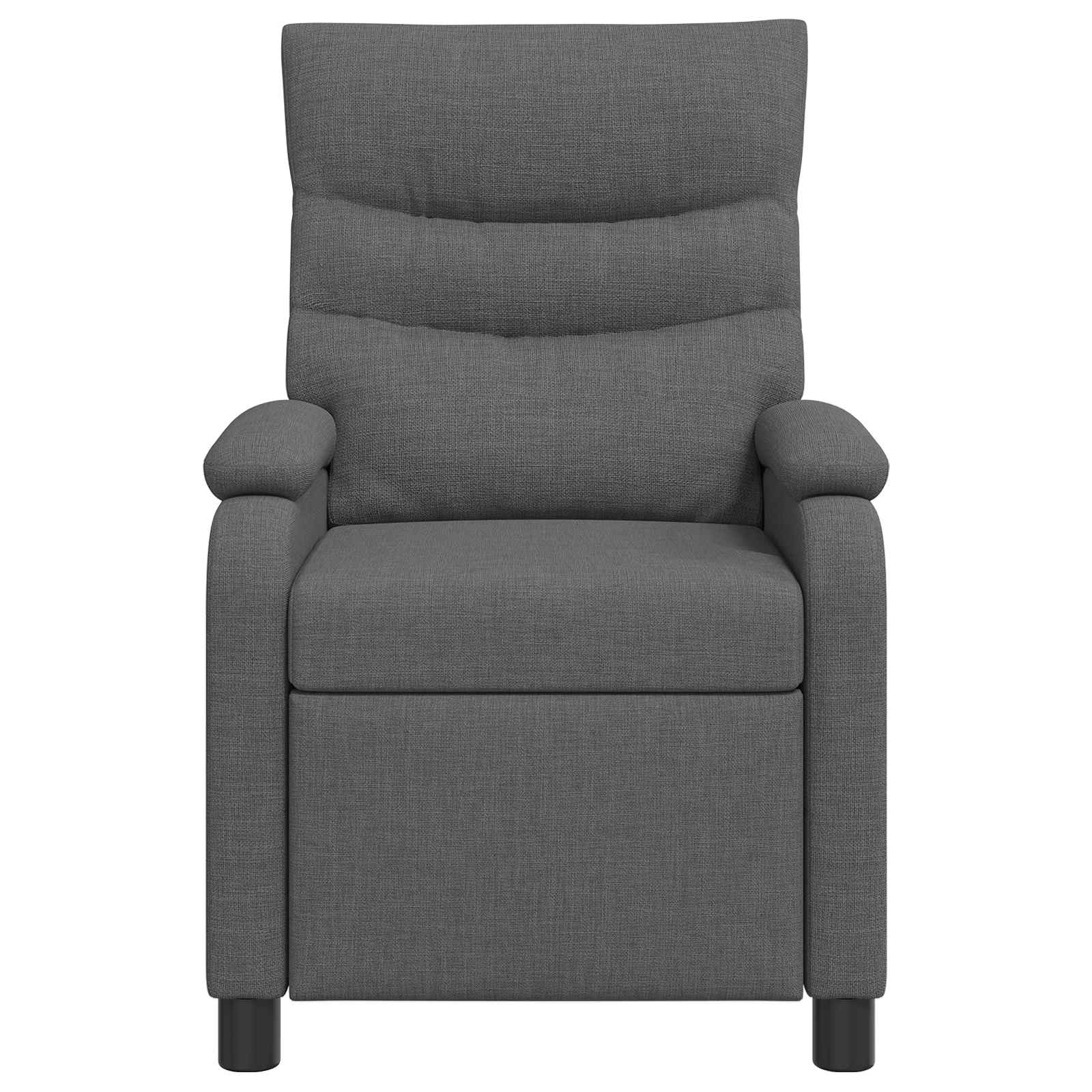 Relaxfauteuil Donkergrijs Stof