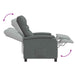 Relaxfauteuil Donkergrijs Stof