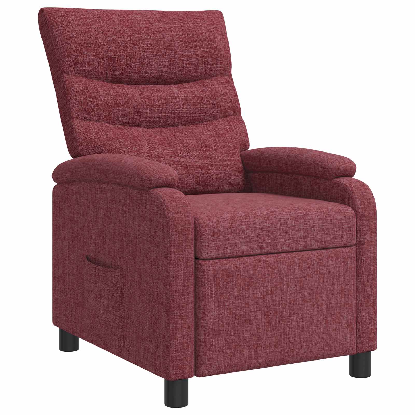 Relaxfauteuil Wijnrood Stof