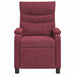 Relaxfauteuil Wijnrood Stof
