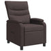 Relaxfauteuil Donkerbruin Stof