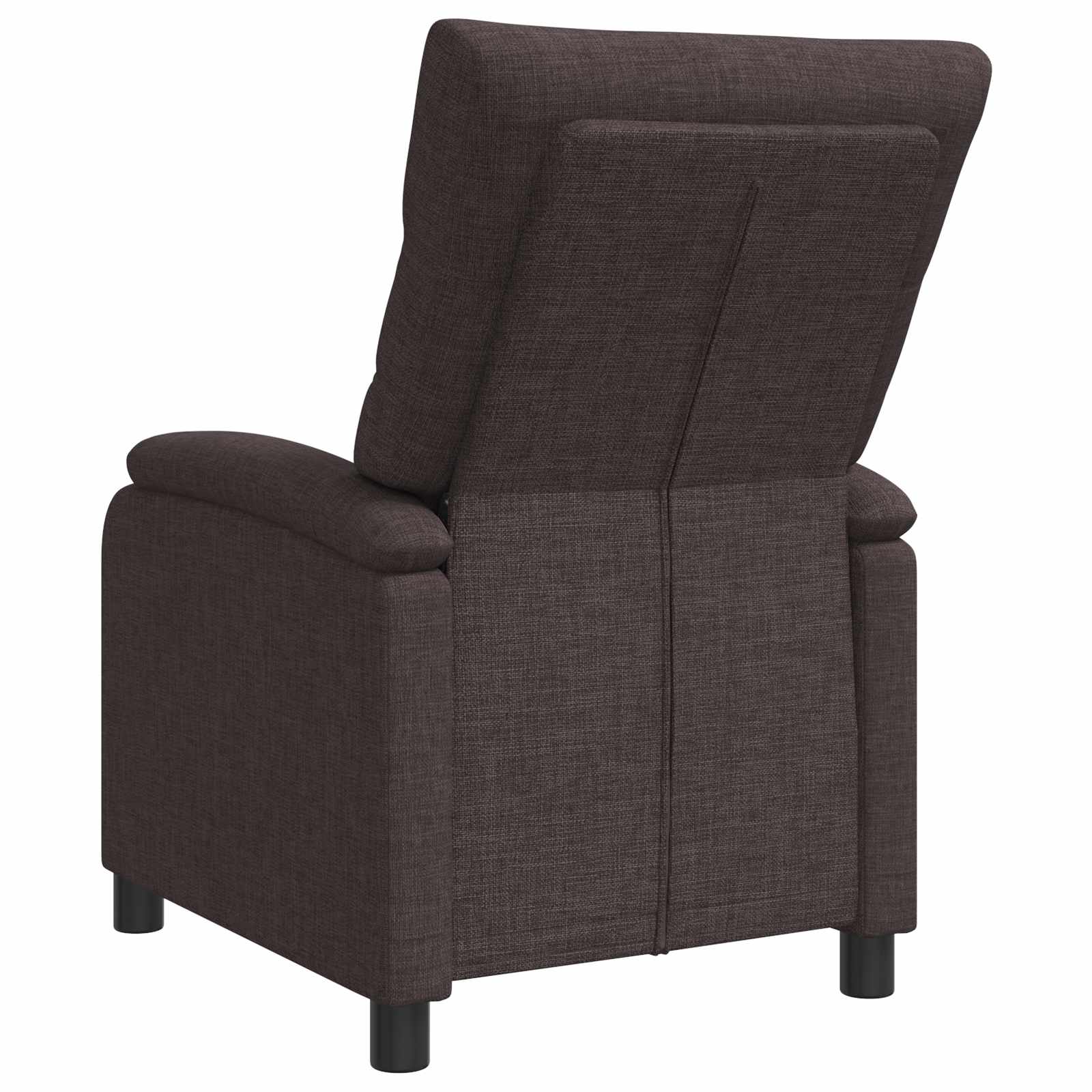 Relaxfauteuil Donkerbruin Stof