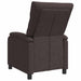 Relaxfauteuil Donkerbruin Stof