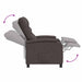 Relaxfauteuil Donkerbruin Stof