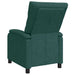 Relaxfauteuil Donkergroen Stof