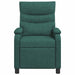 Relaxfauteuil Donkergroen Stof